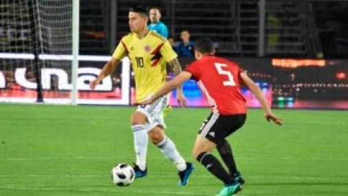 Colombia con dudas luego de empatar ante Egipto en un compromiso amistoso