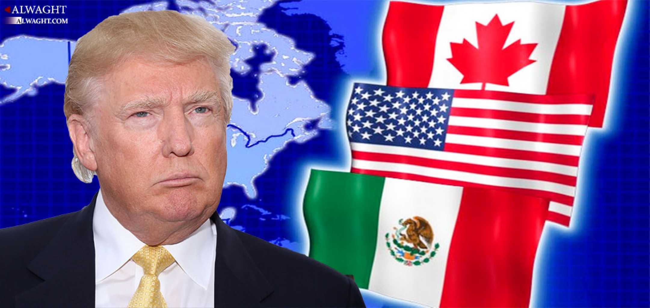 Trump defiende política comercial con China, Canadá y México