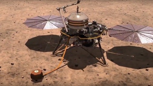 La NASA logra un éxito total al aterrizar la sonda InSight en Marte