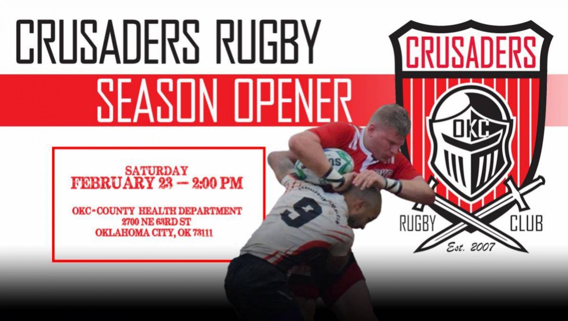 ENERGY FC TO HOST OKC CRUSADERS RUGBY CLUB MATCHES 