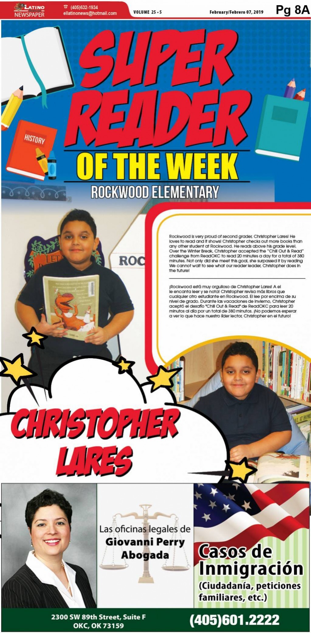 Super Reader of the Week: Christopher Lares