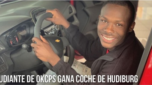 Estudiante de OKCPS gana coche de Hudiburg