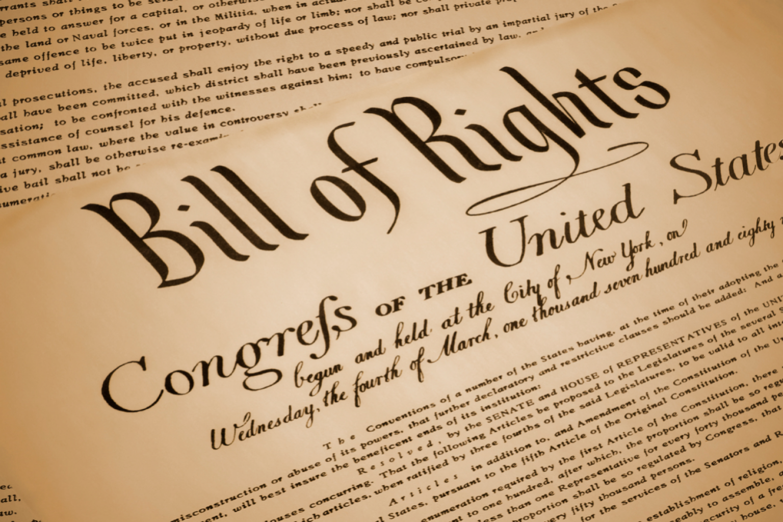 Bill of Rights Day: December 15, 2019