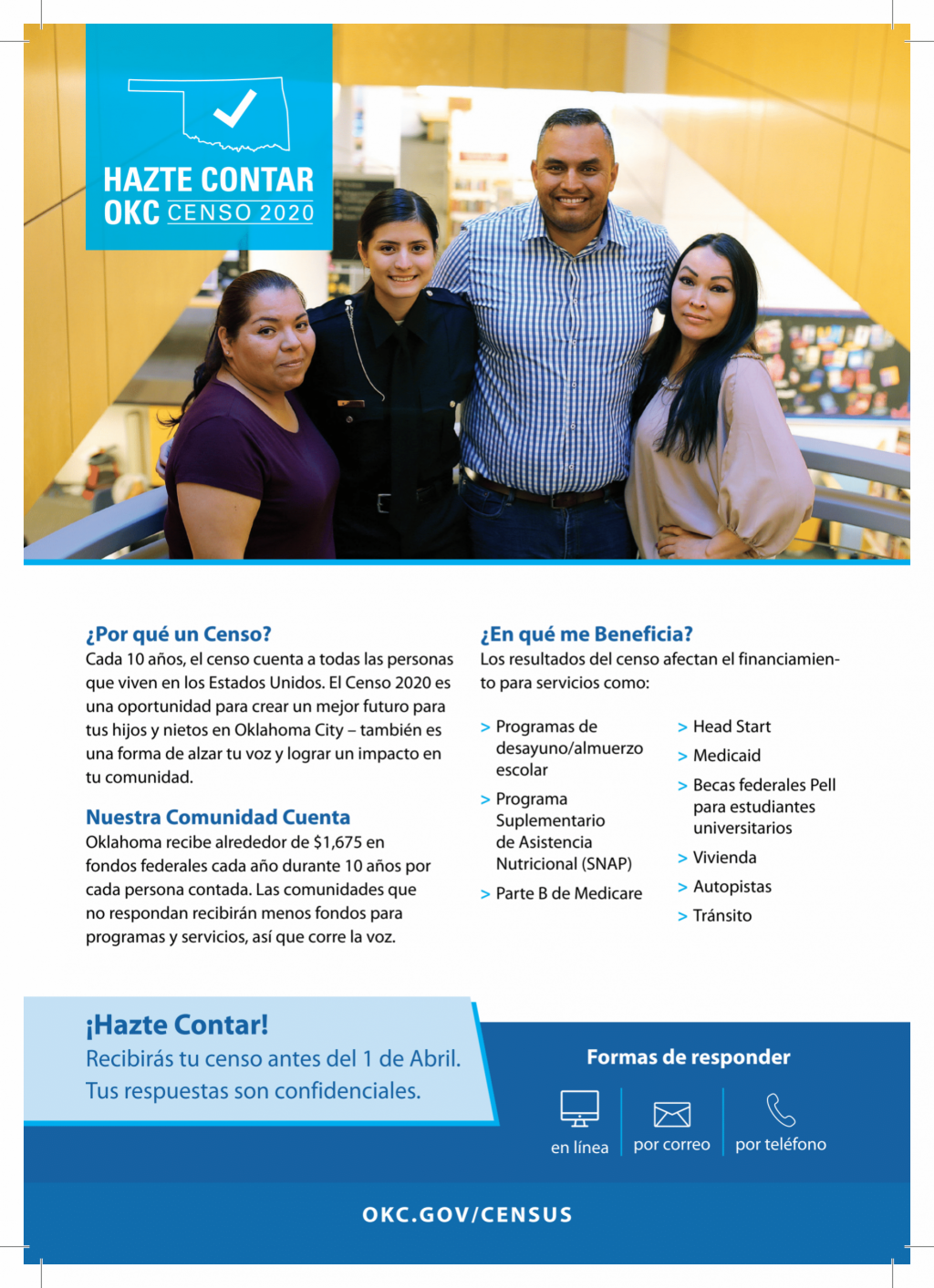 OKLAHOMA CITY PROMUEVE UN CONTEO COMPLETO EN EL CENSO 2020