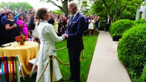 Biden recibió a primera dama de México por Cinco de Mayo