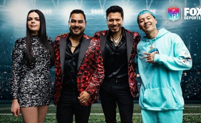 Banda MS, Blessd, Valentina Moretti y FOX DEPORTES se unen al Super Bowl LVII  