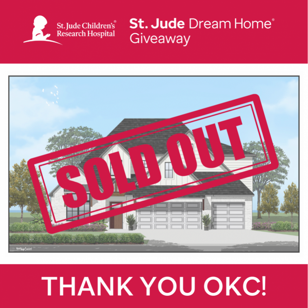 11,000 Boletos AGOTADOS Oklahoma City St. Jude Dream Home® Giveaway