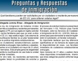 Preguntas y Respuestas  de Inmigración