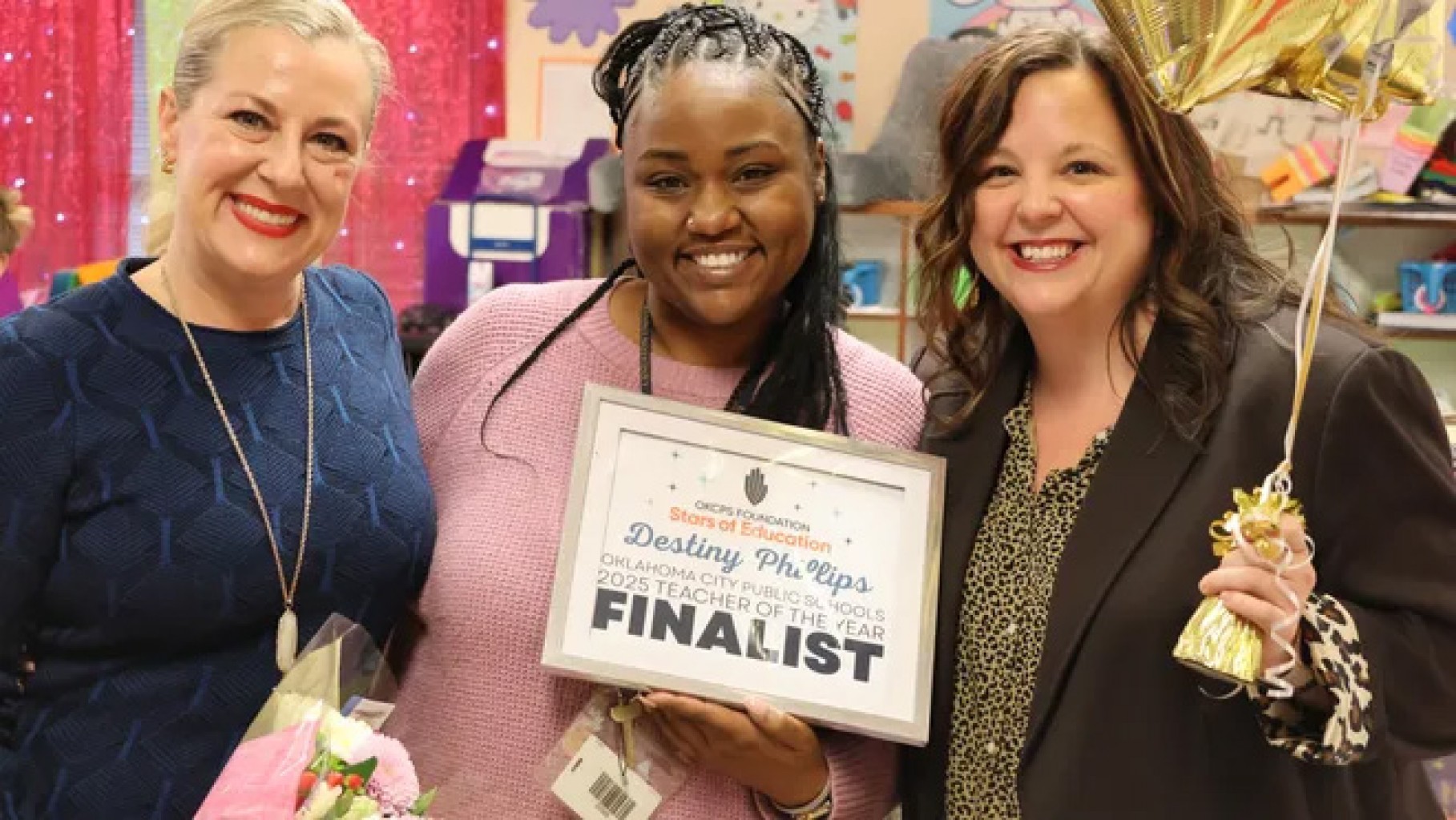 Finalistas para el Premio Anual al Maestro del Año de OKCPS