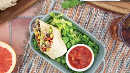 Receta de la Semana: Burritos de Pollo y Frijoles Negros 