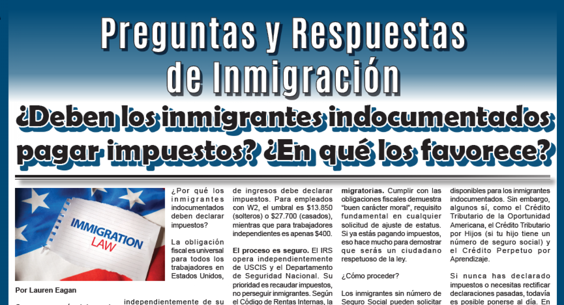 Preguntas y Respuestas de Inmigración