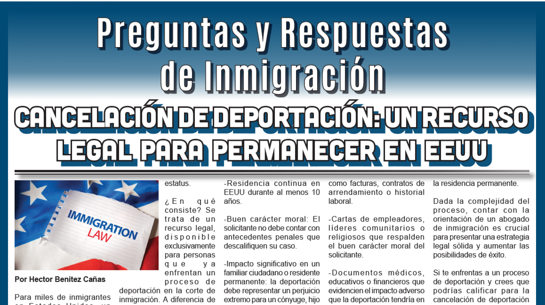 Preguntas y Respuestas de Inmigración