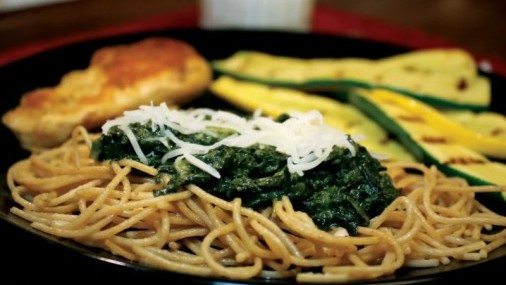 Receta de la Semana: Fideos Cremosos de Espinacas