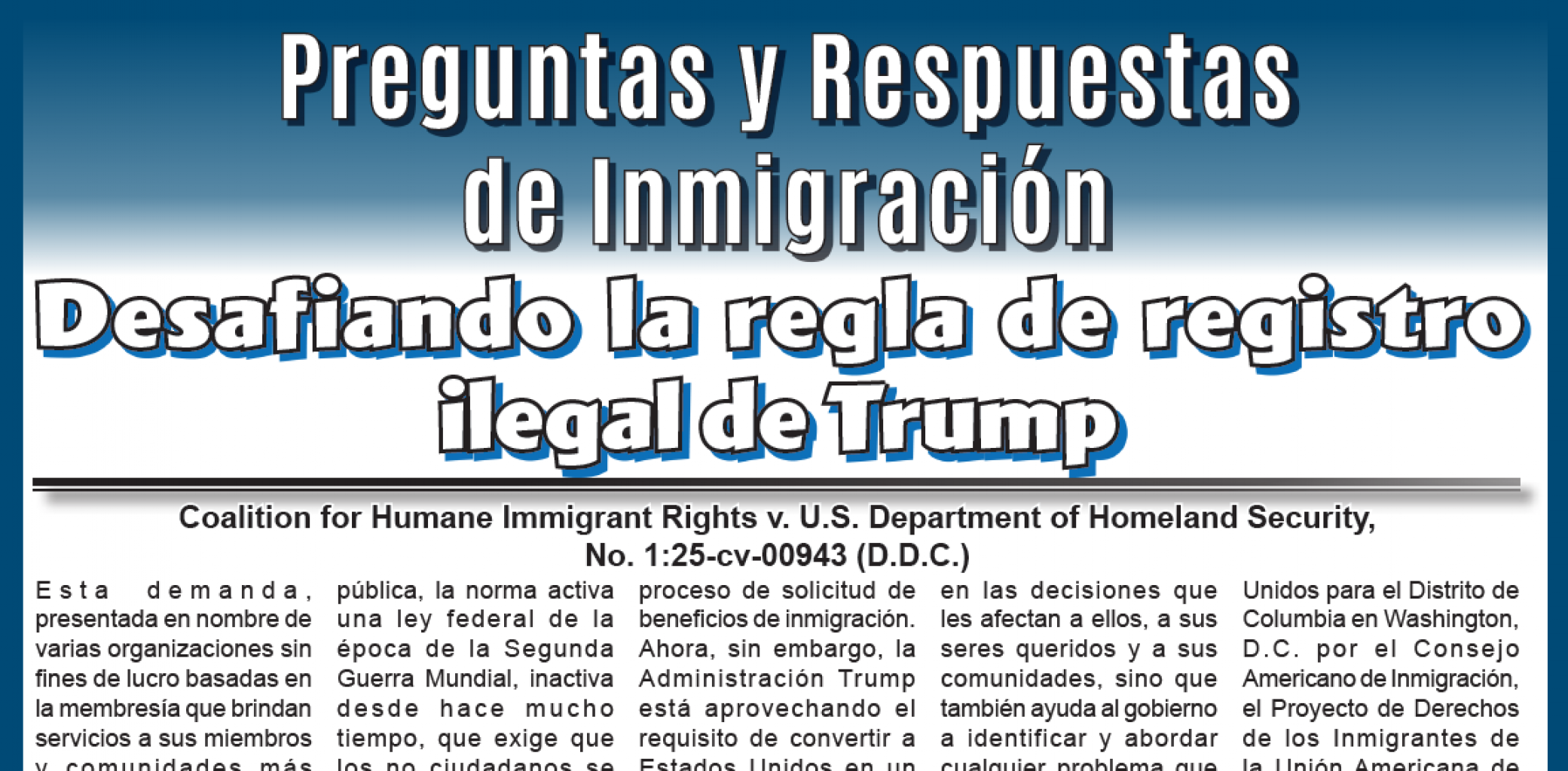 Preguntas y Respuestas de Inmigración
