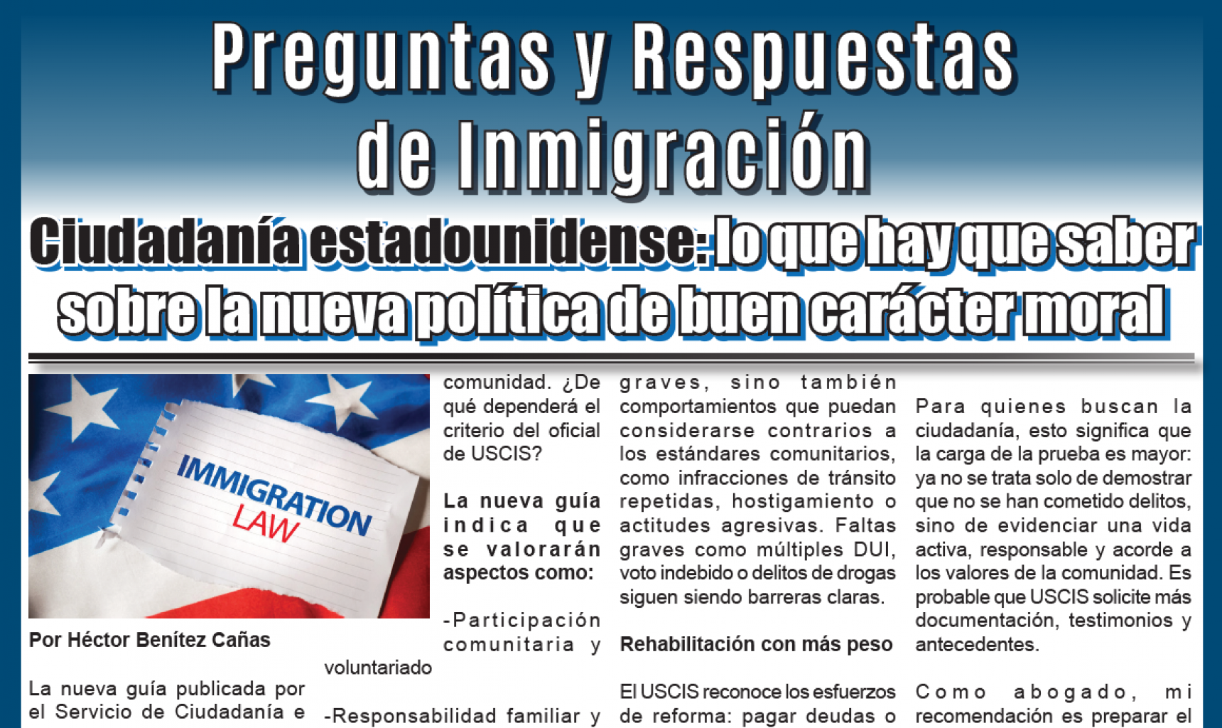 Preguntas y Respuestas de Inmigración