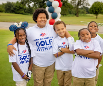 “Golf with Us” Bank of America involucra a jóvenes de OKC