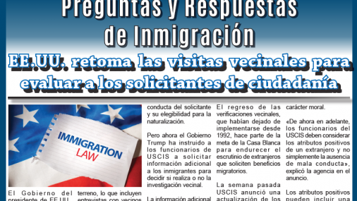 Preguntas y Respuestas de Inmigración