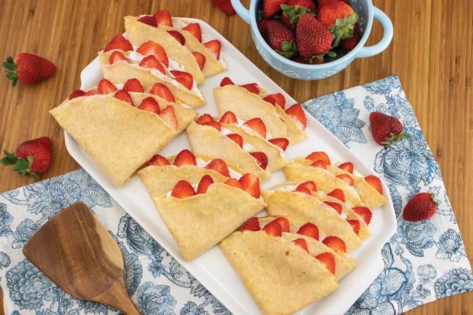 Receta de la Semana: Crepas de Fresas