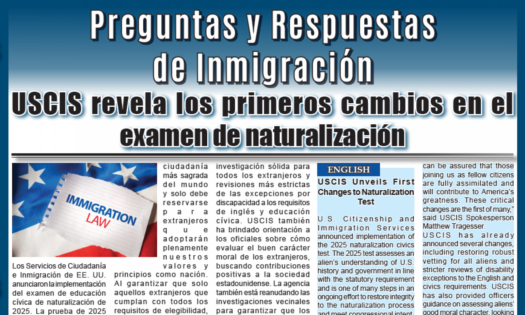 Preguntas y Respuestas de Inmigración