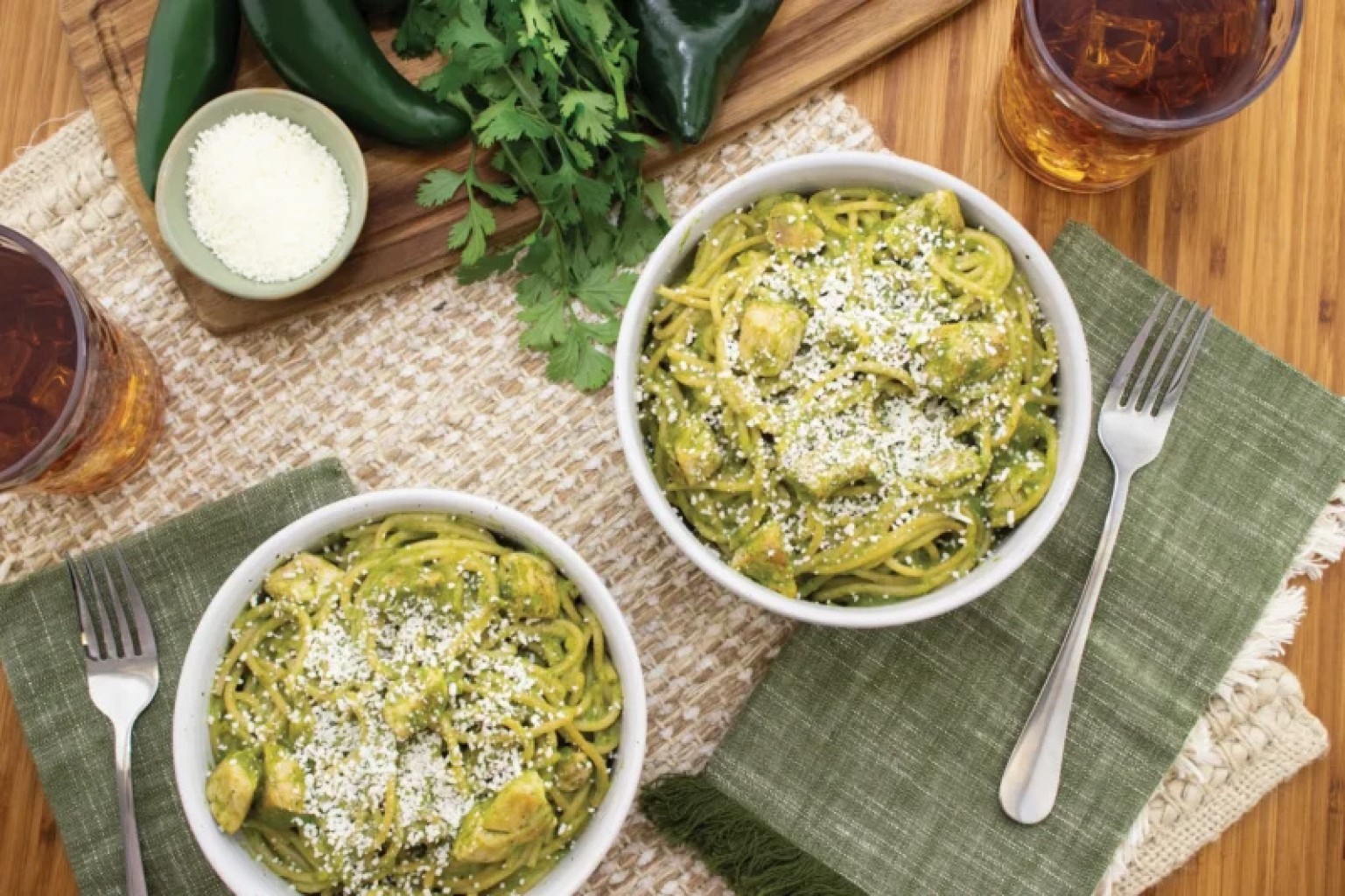 Receta de la Semana: Espagueti Verde