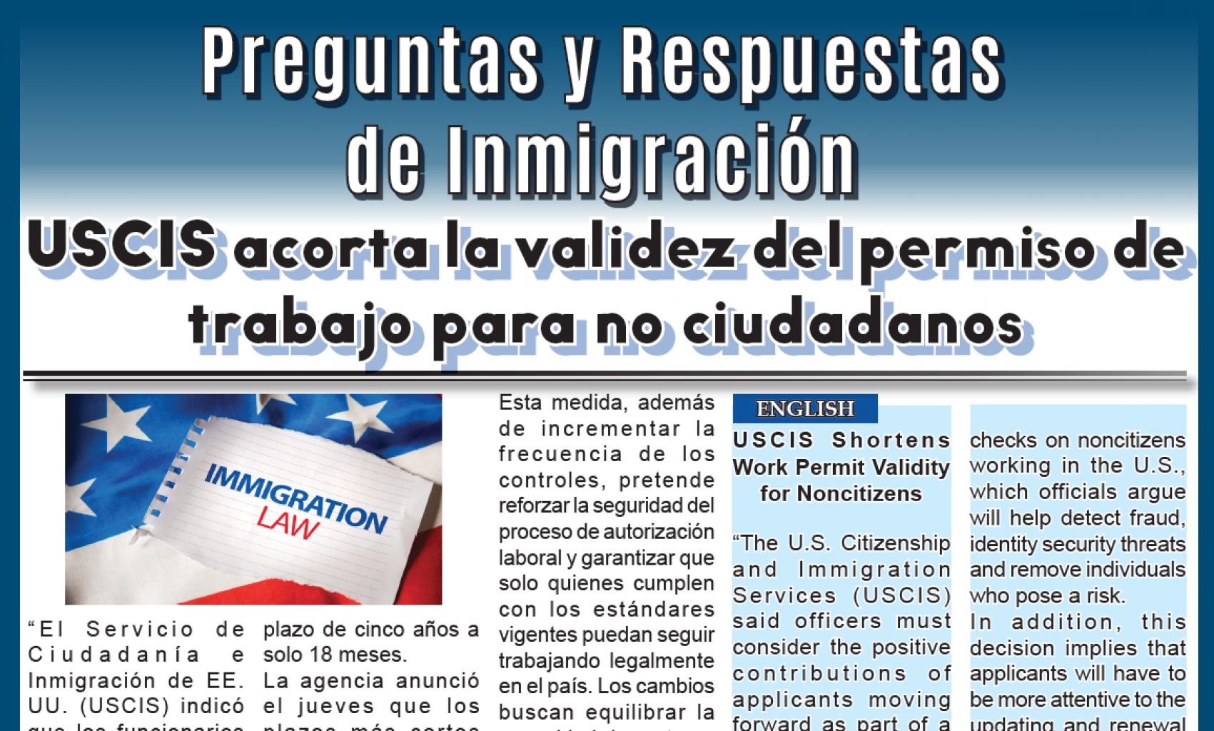 Preguntas y Respuestas de Inmigracion