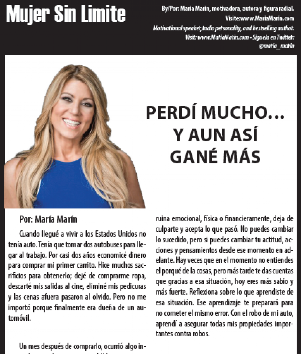 Perdí mucho… y aun así gané más