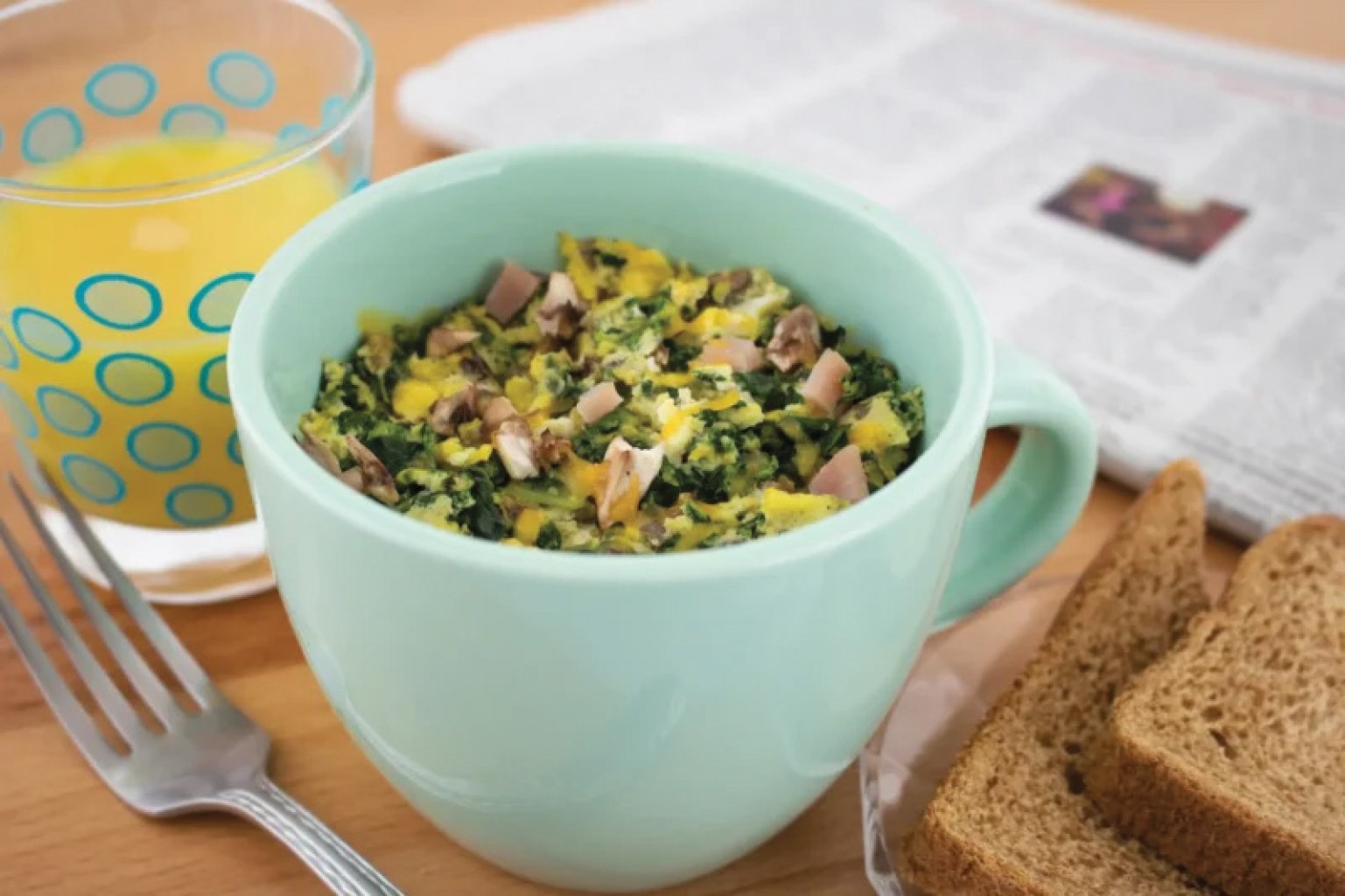 Receta de la Semana: Desayuno en microondas en 5 minutos