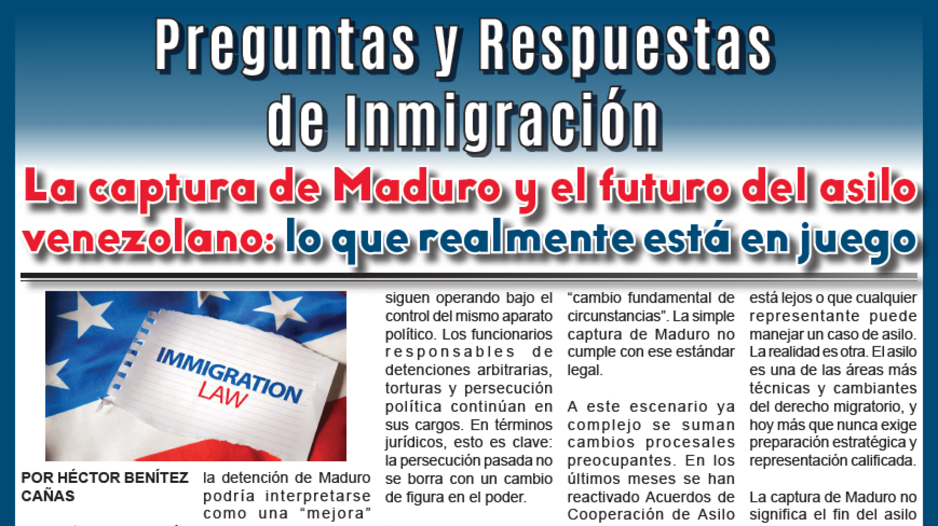 Preguntas y Respuestas de Inmigración