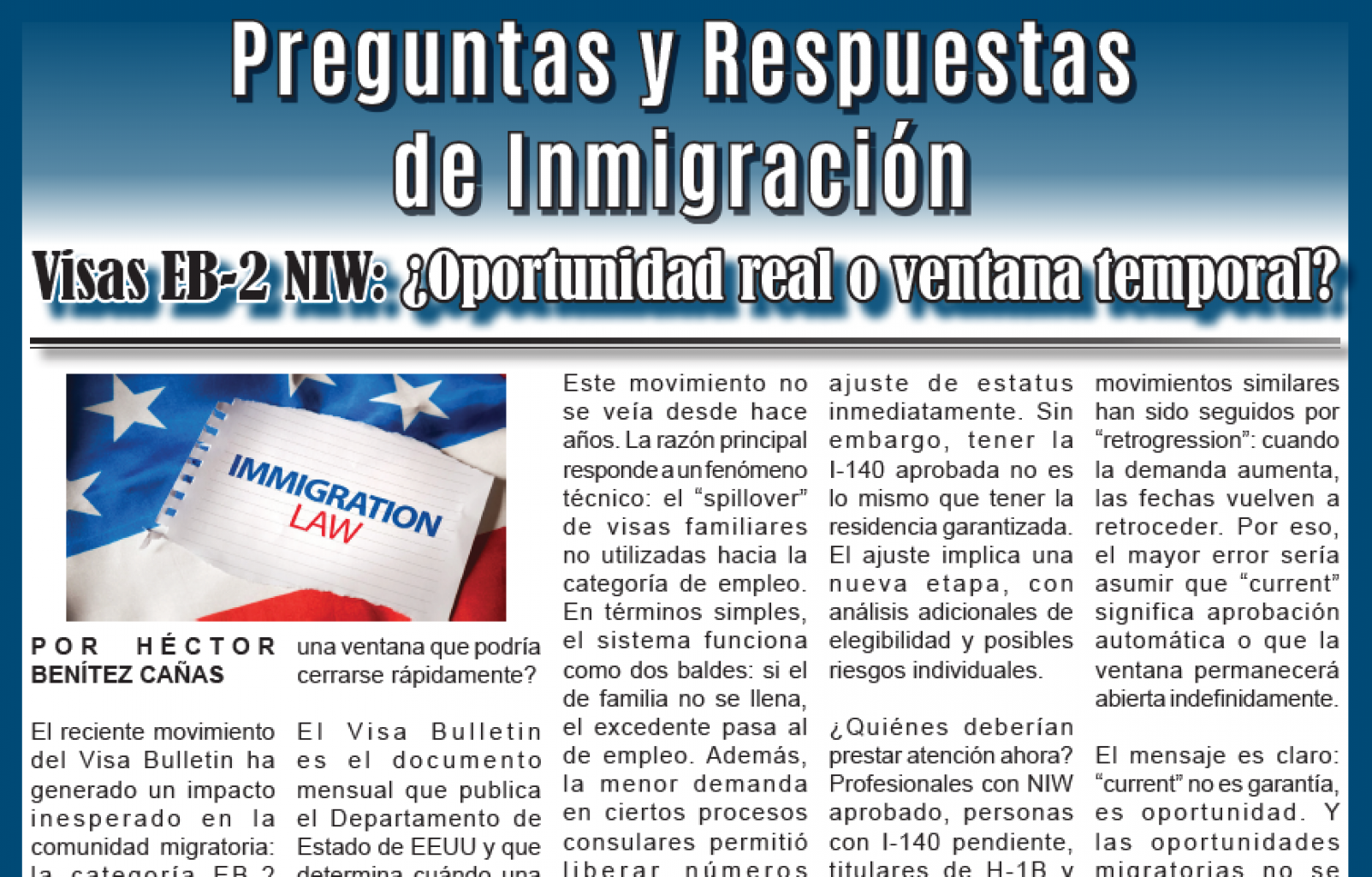 Preguntas y Respuestas de Inmigración