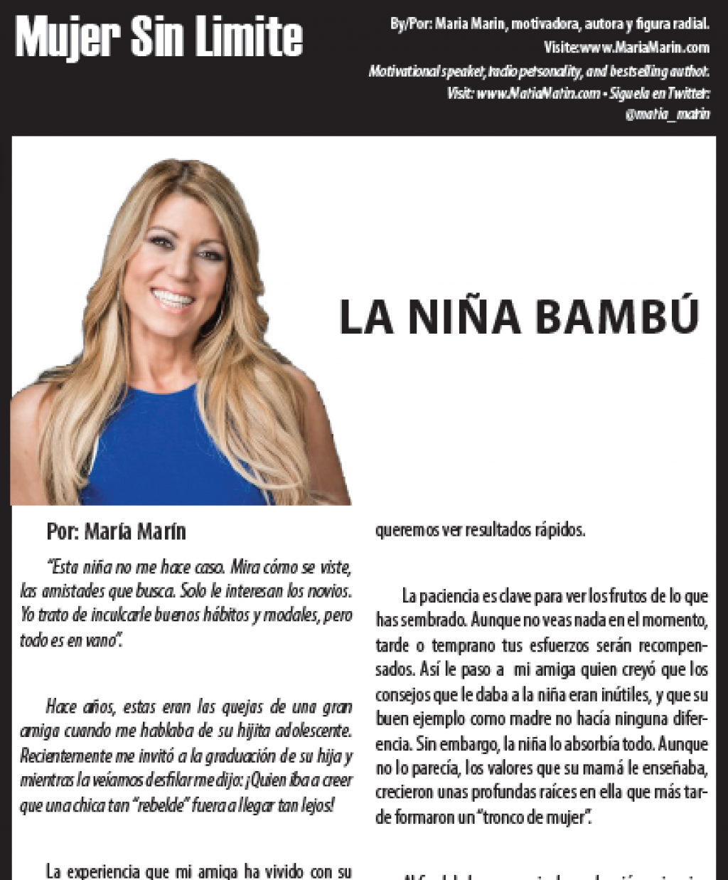 Mujer Sin Limite