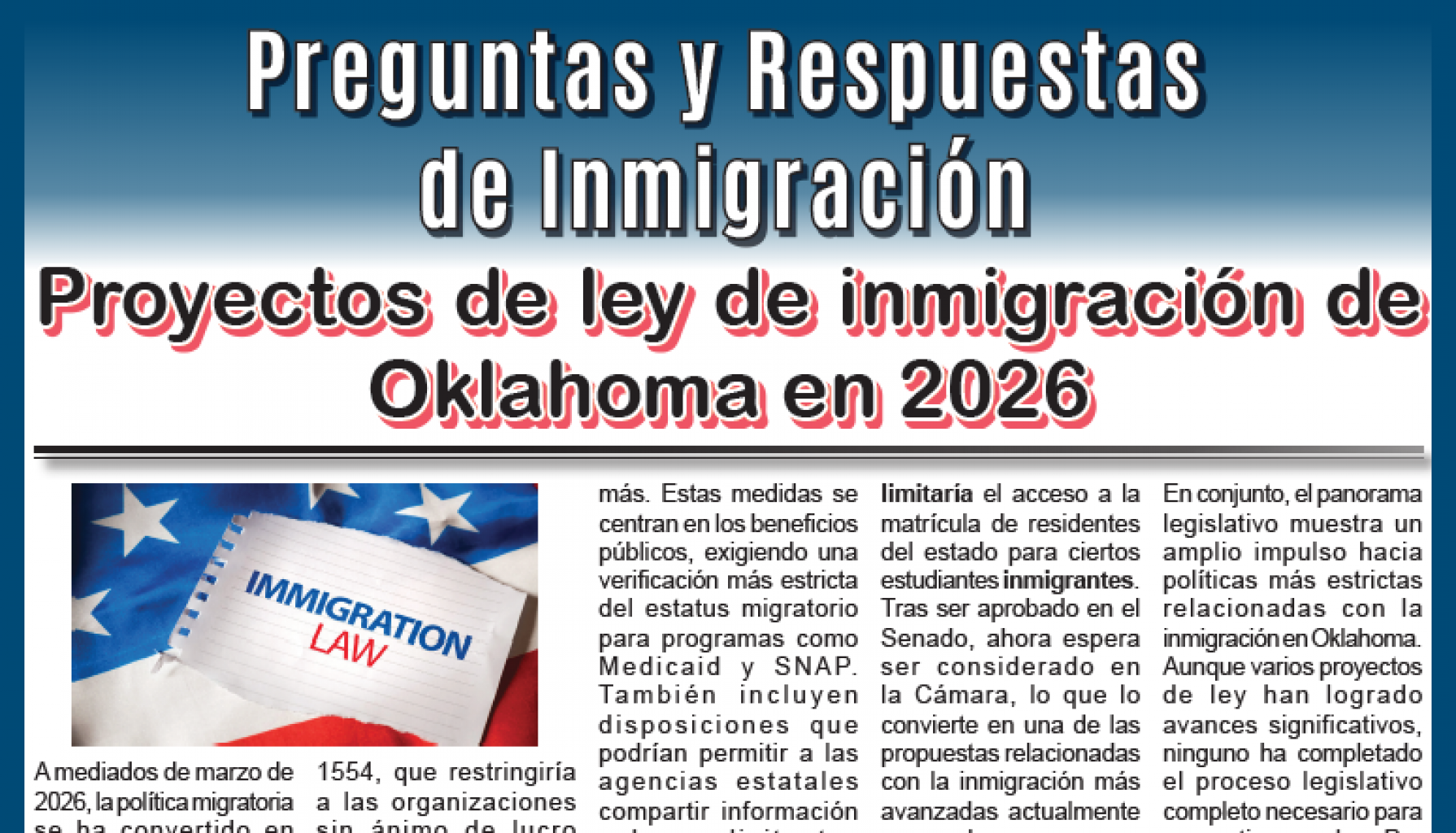 Preguntas y Respuestas de Inmigración