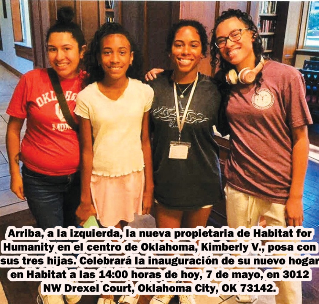 Madre soltera celebra la inauguración de su casa de Habitat en OKC