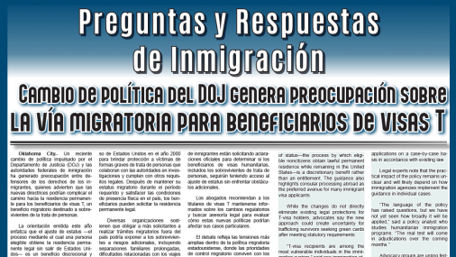 Preguntas y Respuestas de Inmigración