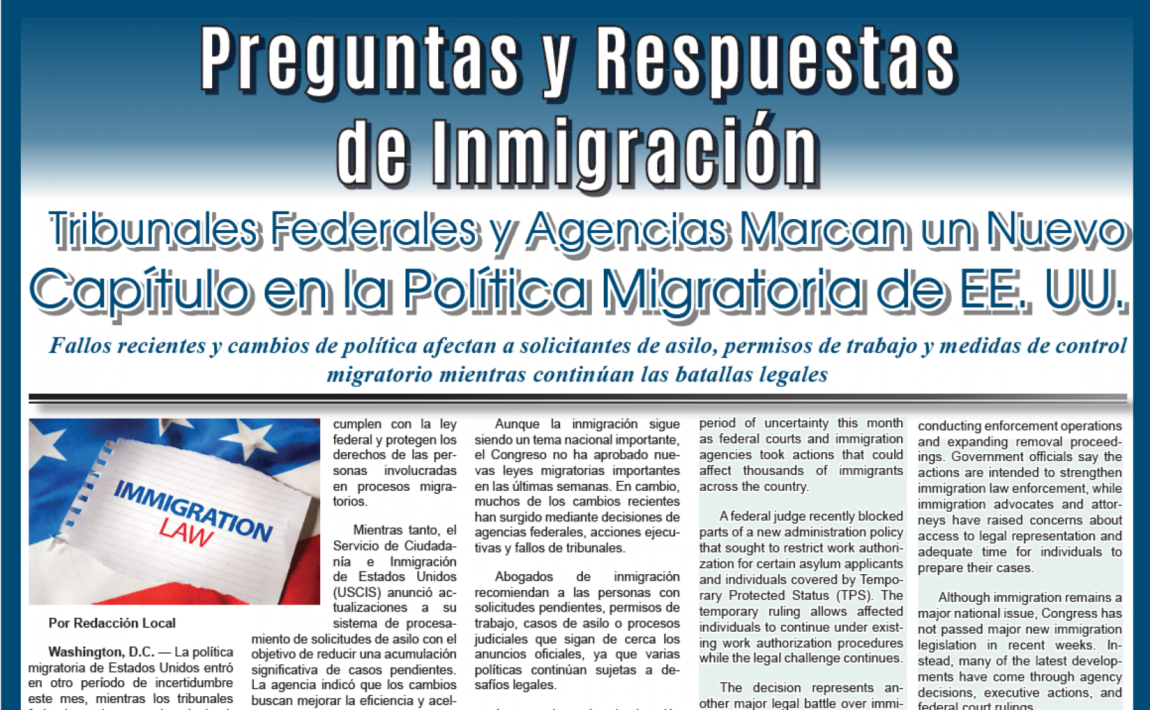 Preguntas y Respuestas de Inmigración